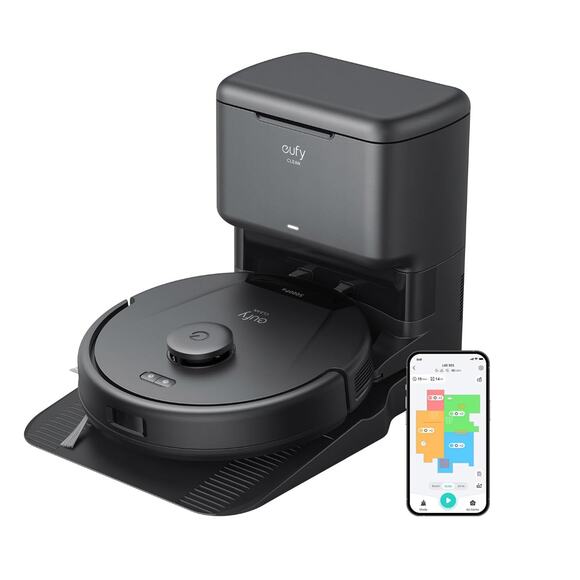 eufy L60 Robot Vacuum Cleaner Self Empty Station Hair Detangling Tech 5000Pa NEW - Picture 1 of 6